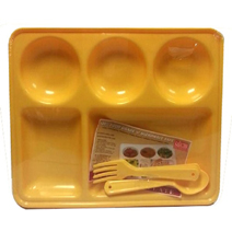 RUCHI HOUSEWARE PLASTIC PLATE 3 U